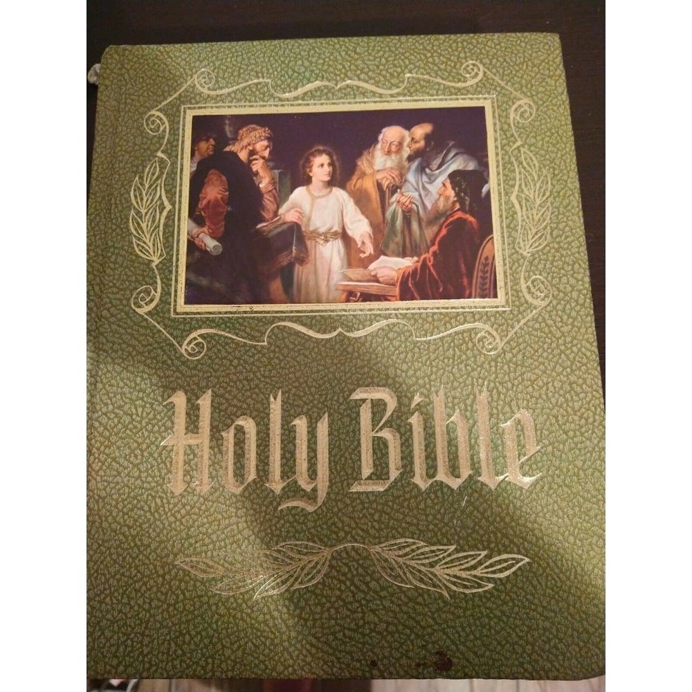 Holy Bible KJV Master Reference/Red Letter Edition Family Heirloom Leather Biund